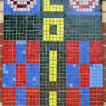 The finished school mosaic
